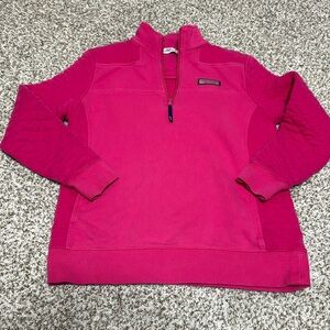 Vineyard Vines Women’s Pink Pullover Quilted Sweatshirt size XS